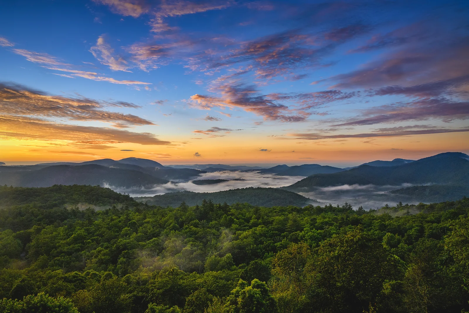 Cashiers Sunrise